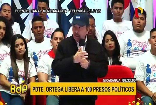 Nicaragua: Daniel Ortega libera a más de un centenar de presos opositores