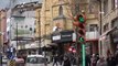 Gören bir daha baktı... Sivas’ta Yeşilay Haftası dolayısı ile trafikteki sinyalizasyon lambaları “yeşil ay” olarak yandı