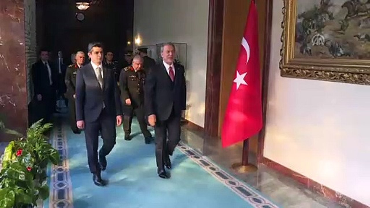 TBMM Başkanı Şentop, Milli Savunma Bakanı Akar'ı kabul etti - TBMM