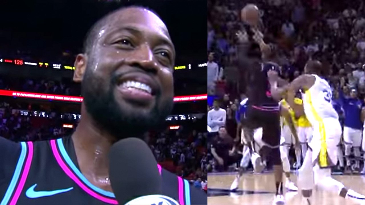 Dwyane Wade Thanks Kobe Bryant For INSANE Game Winning 3 Against Warriors!