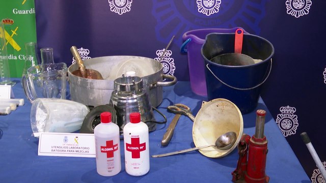 Desarticulada una red que 'cocinaba' 100 kilos semanales de cocaína en Llombai