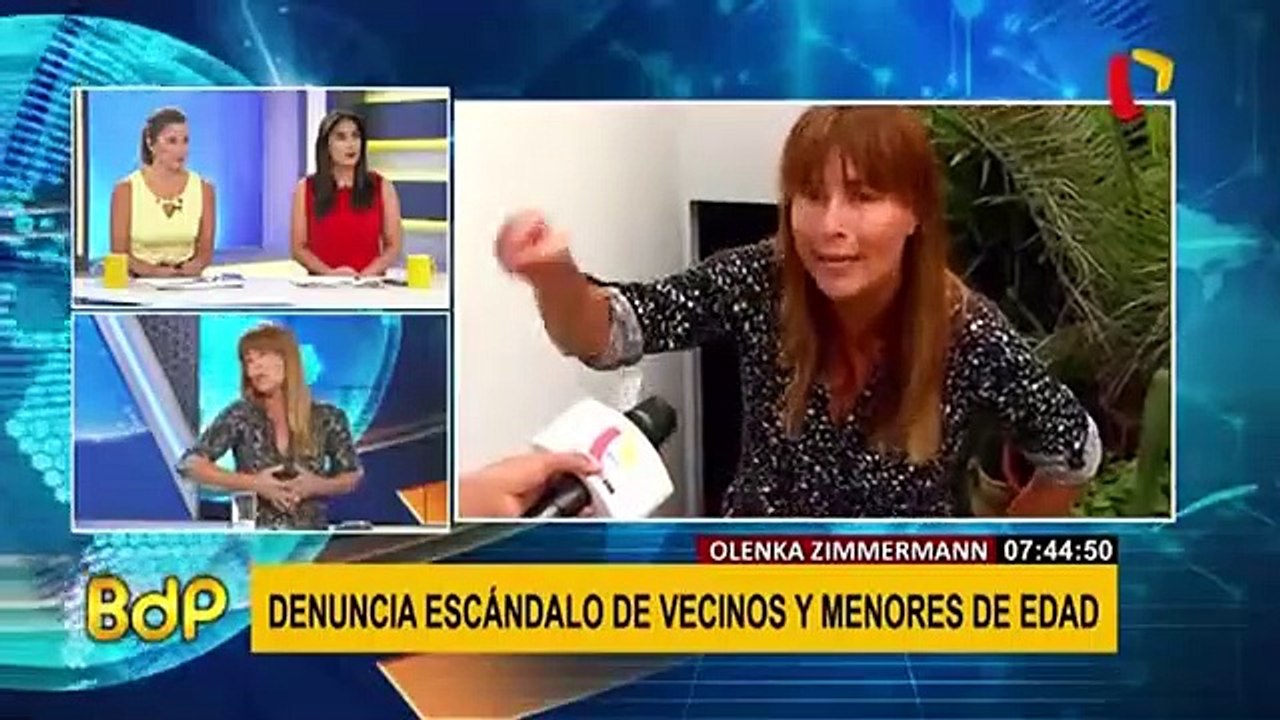 Olenka Zimmermann da su versión sobre incidente en San Bartolo