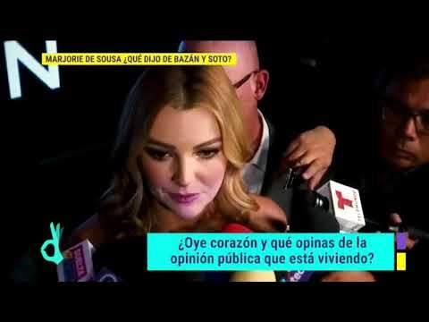 Marjorie de Sousa reacciona al ser cuestionada sobre Gabriel Soto | De Primera Mano