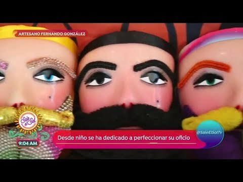 Así se hacen las tradicionales máscaras de cera | Sale el Sol