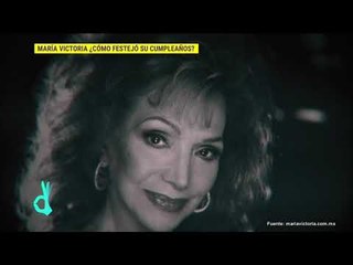 ¿Cómo festejó su cumpleaños la actriz María Victoria? | De Primera Mano