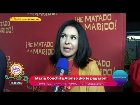María Conchita Alonso revela que no le han pagado por Grandiosas | Sale el Sol