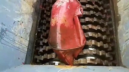 waste scrap plastic crushing machine