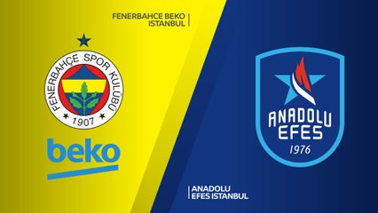 Fenerbahce Beko Istanbul - Anadolu Efes Istanbul Highlights | Turkish Airlines EuroLeague RS Round 24