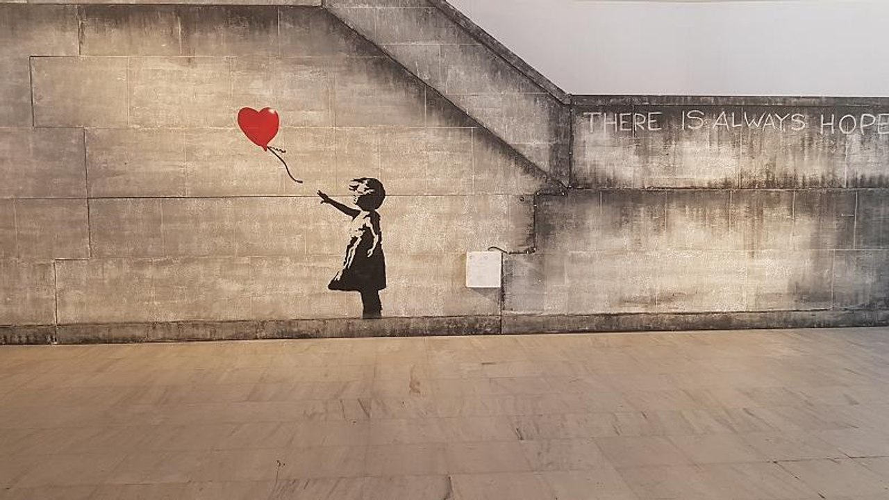 Bansky-Austellung in Athen - Einnahmen werden gespendet