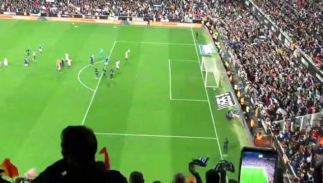 illa, illa, illa nos vamos a Sevilla Celebración en Mestalla