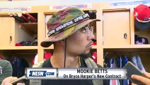 Mookie Betts On How Bryce Harper Contract Impacts His Free Agency