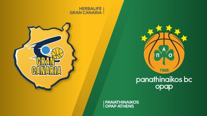 Herbalife Gran Canaria - Panathinaikos OPAP Athens Highlights | Turkish Airlines EuroLeague RS Round 24
