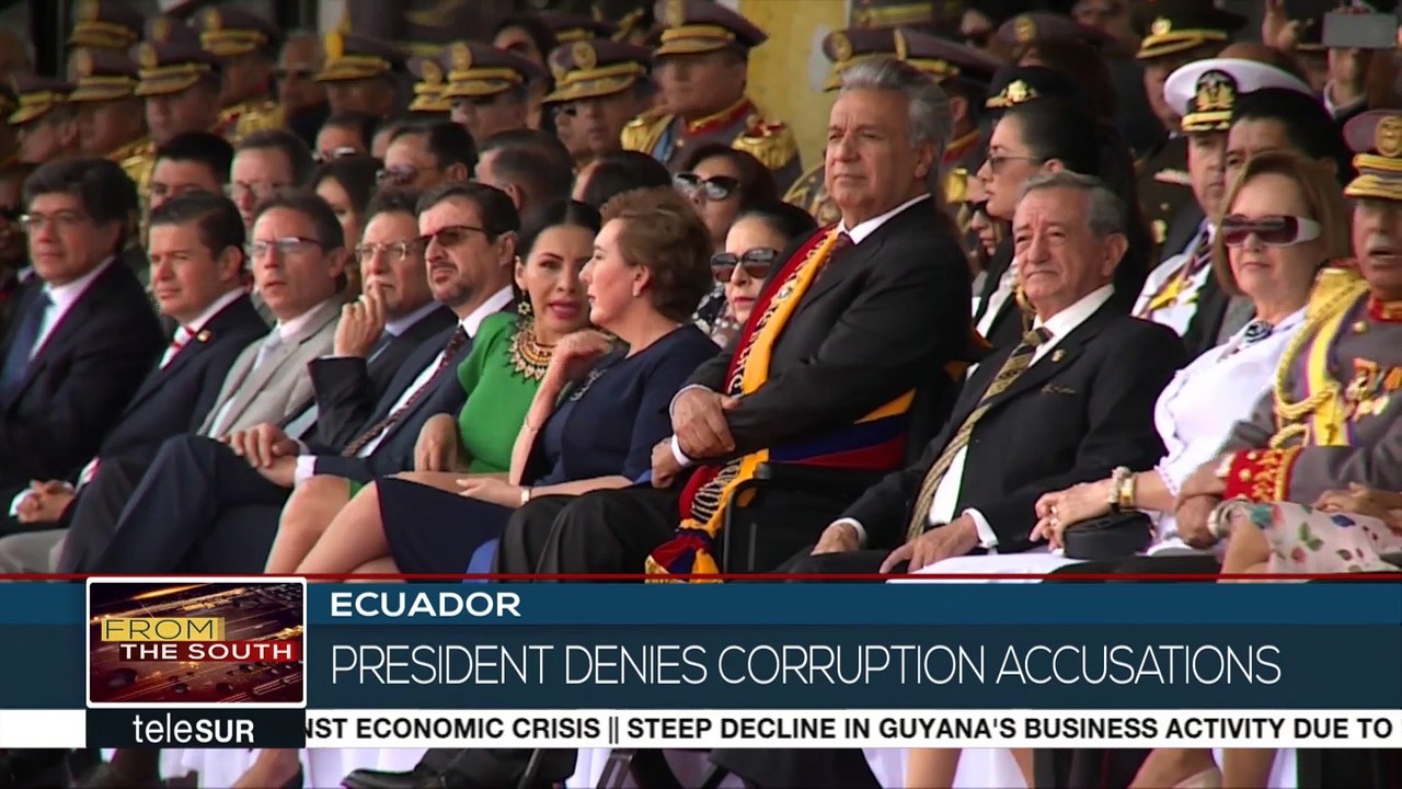 Ecuador's President Denies Allegations and Blames Correa