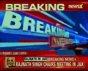 Home Minister Rajnath Singh chairs security review meet in Srinagar
