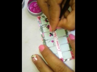 Adesivo de Unha Sapatinho Rosa