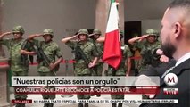 Miguel Angel Riquelme reconoce a policia estatal