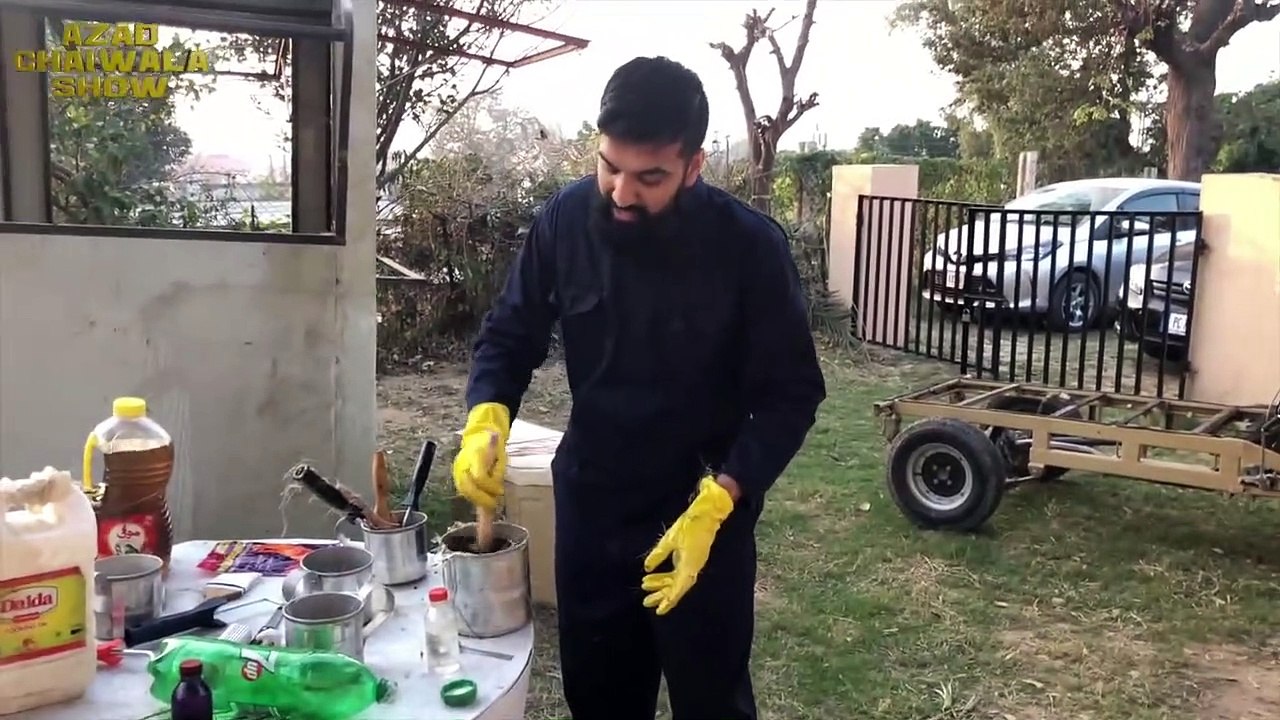 Fibreglass Karneh Ka Tareeka | Azad Chaiwala Show
