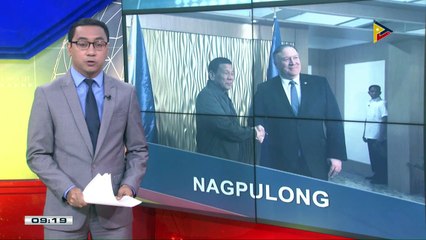 Pres. #Duterte at US Secretary of State Michael Pompeo, nagpulong