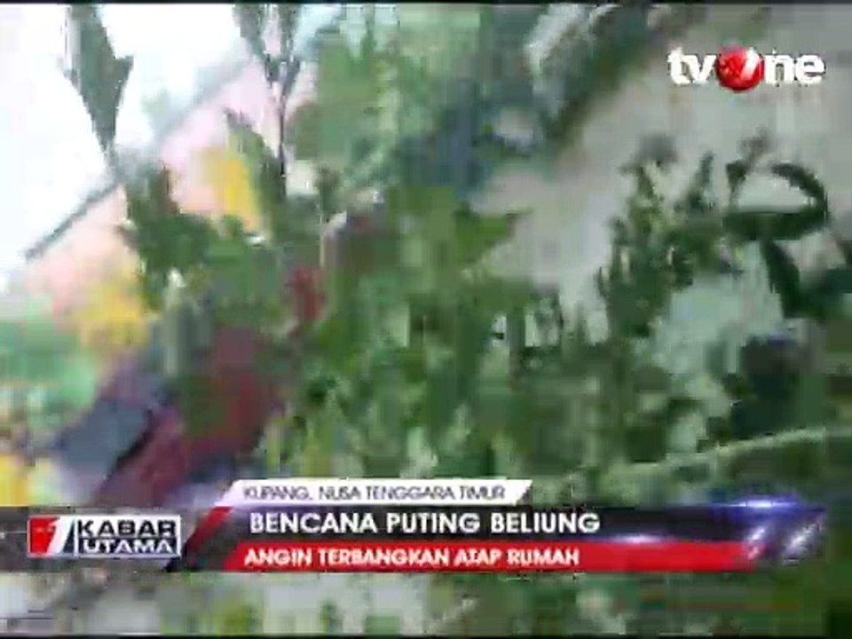 Angin Puting Beliung Terjang Kupang