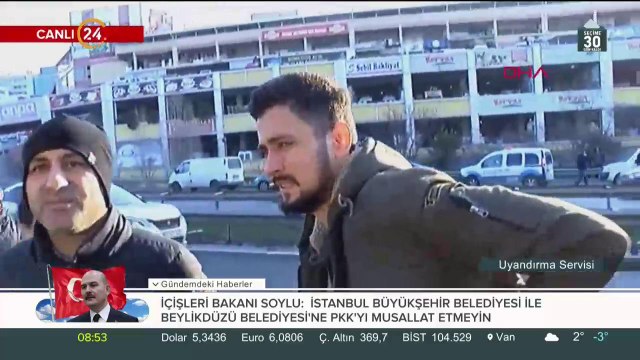 Bayrampaşa otogar yolunda bir servis midibüsü devrildi