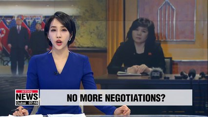 Kim Jong-un "lost his appetite" for bargaining with Trump: Choe Son-hui