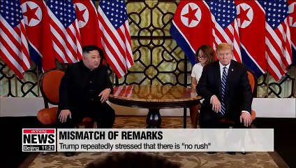 Signs of disharmony between U.S. and N. Korea were seen throughout summit