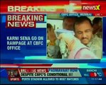 Karni Sena protest at CBFC office, demand nationwide ban on the movie 'Padmavat'