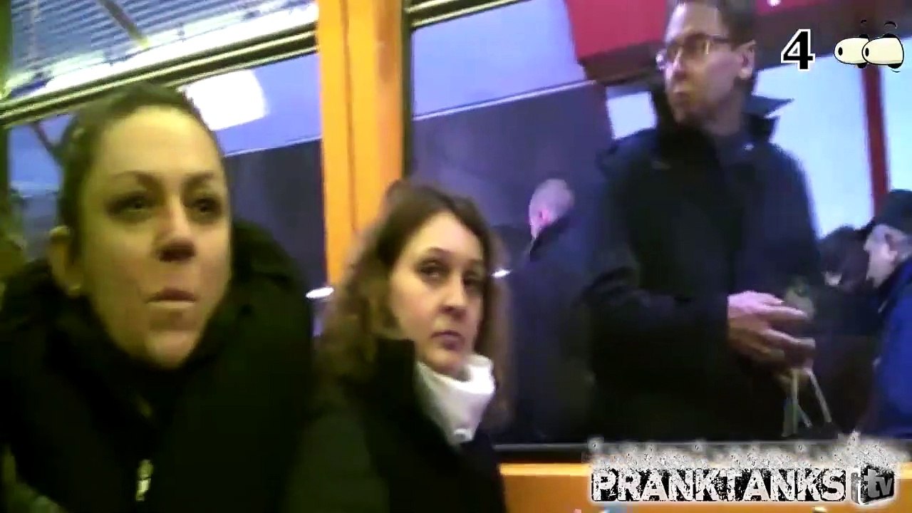 PENIS PRANK  - Huge Dick Drives Subway