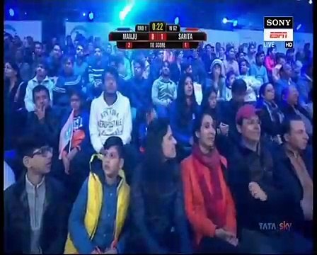 PWL 3 Day 2_ Manju Kumari Vs Sarita wrestling at Pro Wrestling league 2018 Season 3