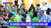 Mga mangingisda sa Surigao Del Norte, nakatanggap ng mga lambat
