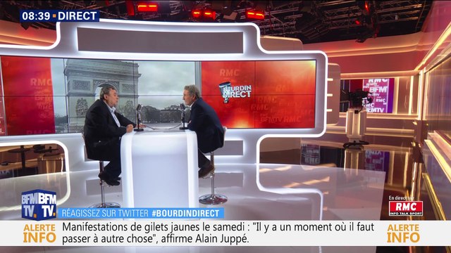 Benjamin Stora face à Jean-Jacques Bourdin en direct