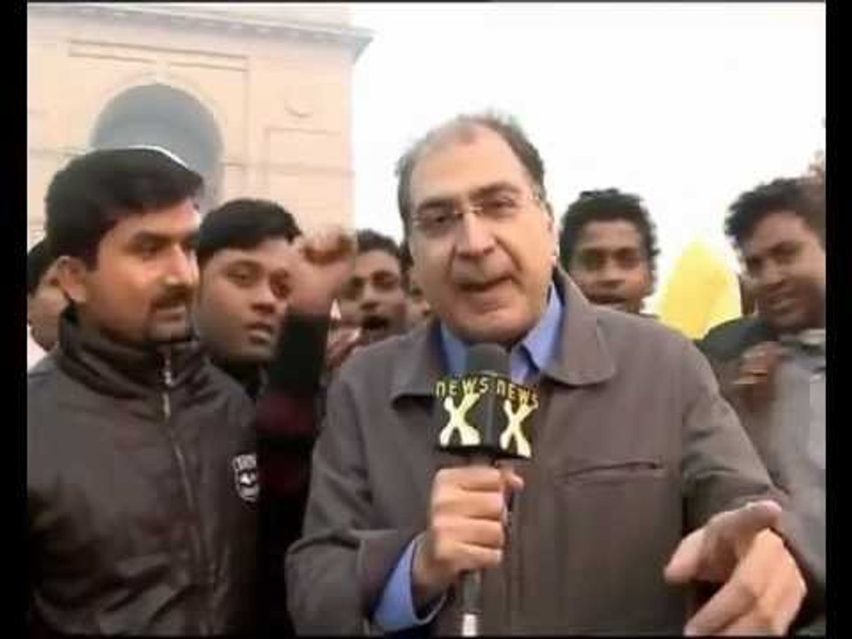 Youth Protest Against Delhi Gangrape at India Gate