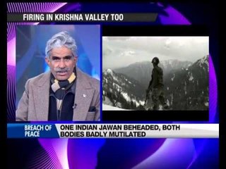 Pak troops Kill two Indian Jawans, Behead One