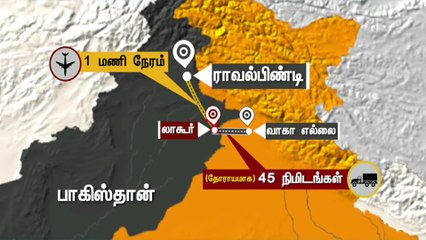 வாகா எல்லைக்கு இப்படித்தான் அழைத்து வரப்படுகிறார் அபிநந்தன்- வீடியோ