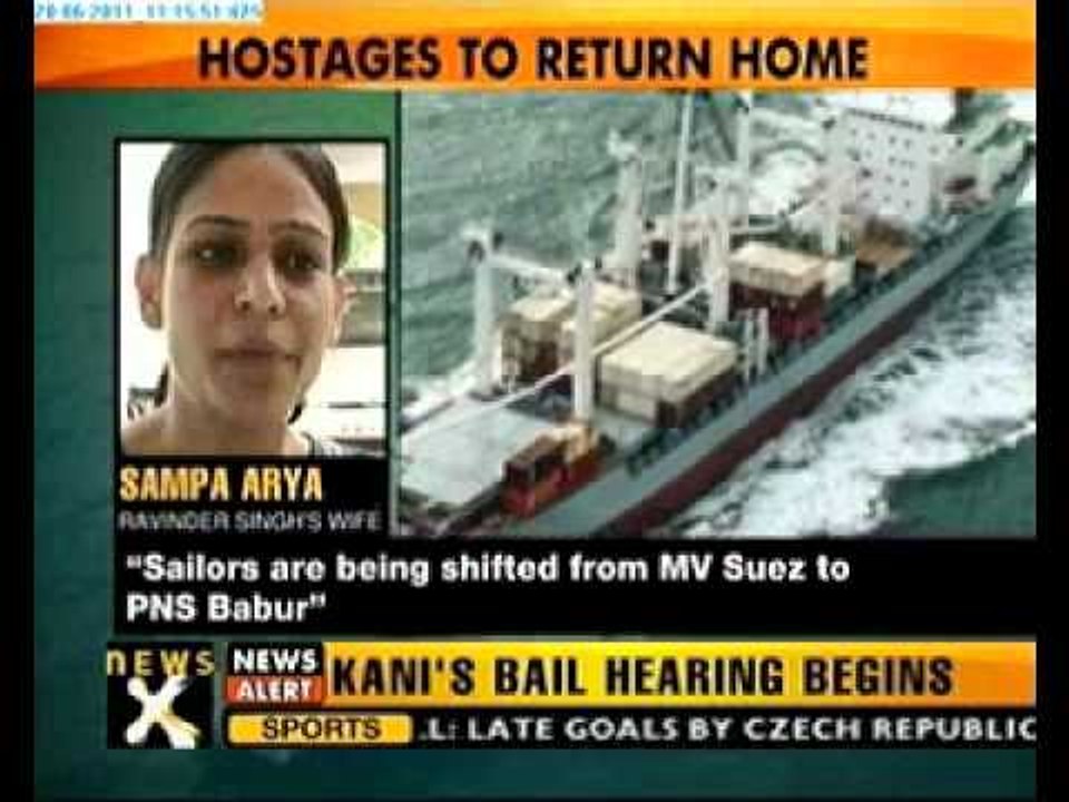 MV SUEZ heads towards Karachi