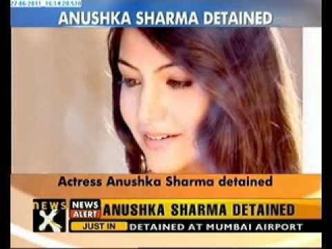 Actress Anushka Sharma detained at Mumbai airport