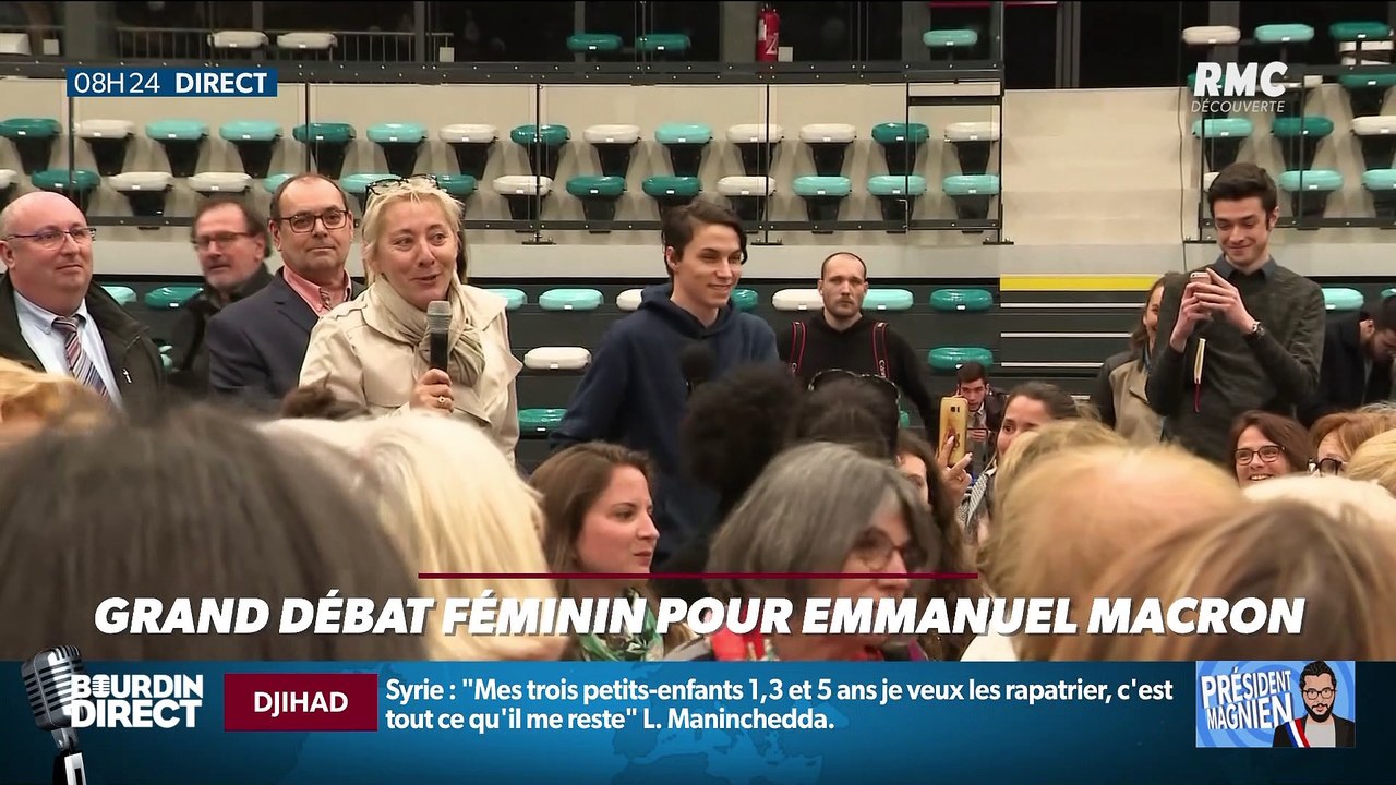 Président Magnien ! : Un grand débat féminin pour Emmanuel Macron - 01/03