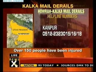 Howrah-Delhi Kalka Mail derails