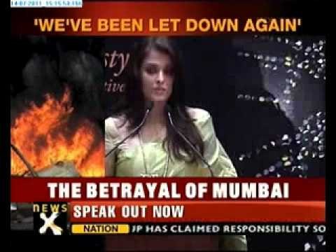 Aishwarya Rai Bachchan condemns Mumbai Blasts