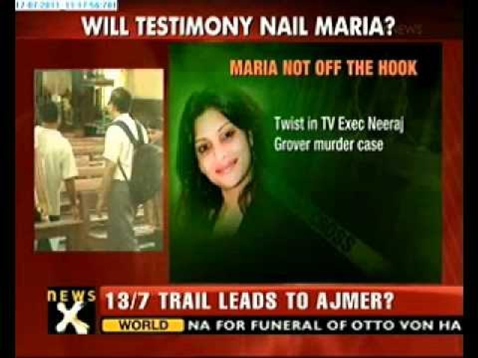 Neeraj Grover murder case: Jerome blames Maria