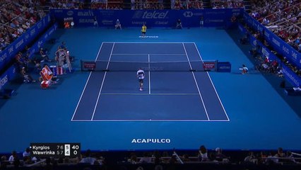Acapulco - Kyrgios hué mais vainqueur