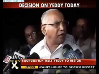 BJP tells Yeddyurappa to resign