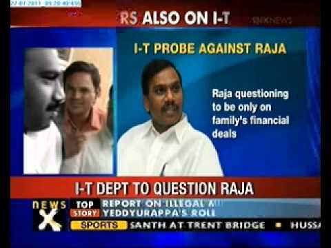 2G scam: Income Tax teams to probe Raja