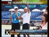 Somdev Devvarman shows off his vocal talent