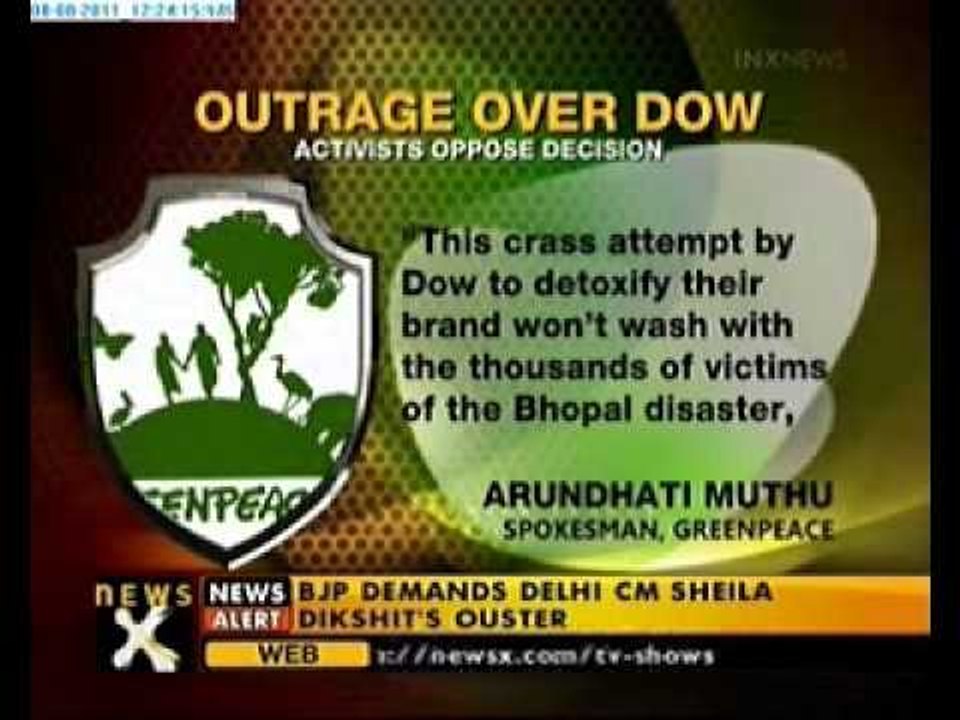 Dow Chemicals in Olympic sponsorship row