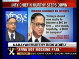 Narayana Murthy logs out of Infosys