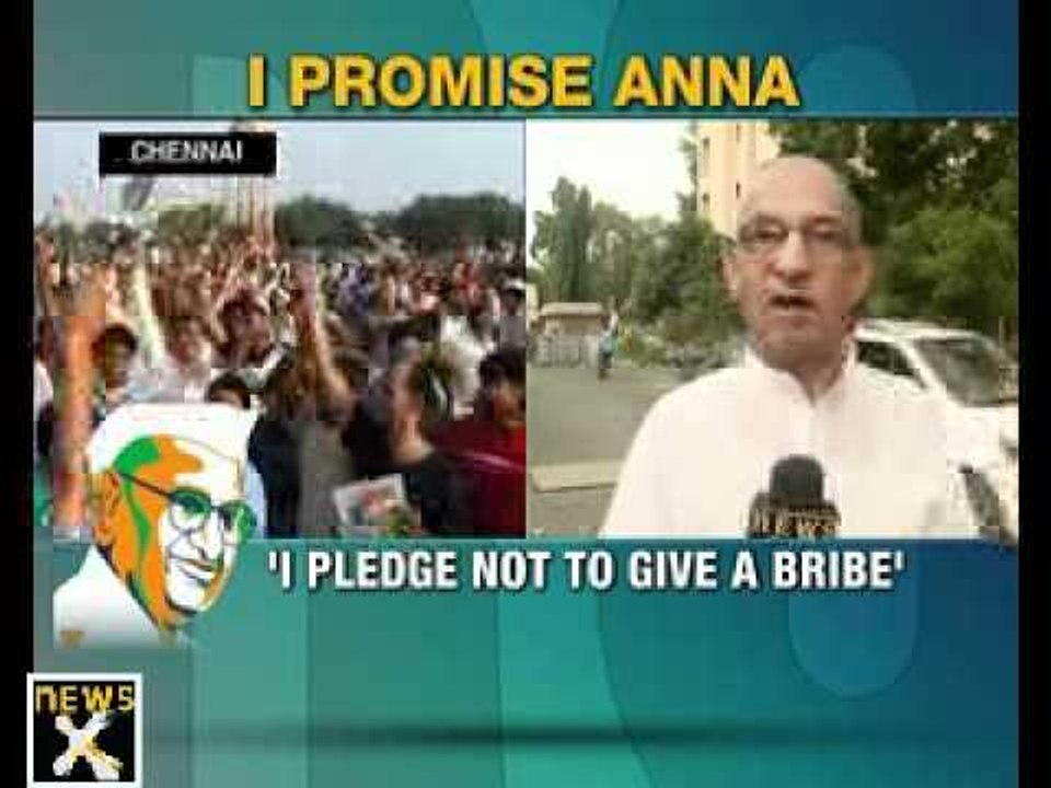 Anna effect: Masses pledge not to give bribe