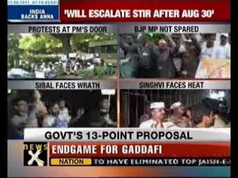 Anna puts pressure on govt to pass Lokpal Bill