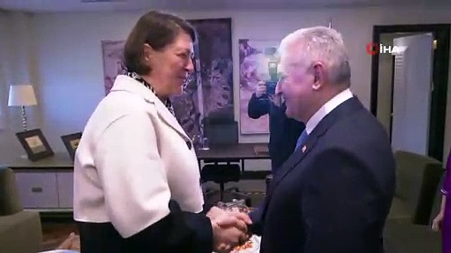 Binali Yıldırım, AB Komiseri Violetta Bulç ile bir araya geldi