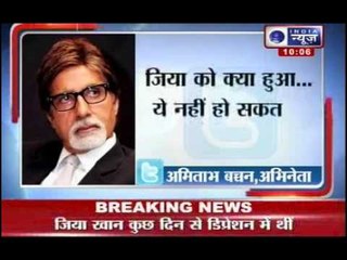Big B mourns his co-star, Jiah Khan's death